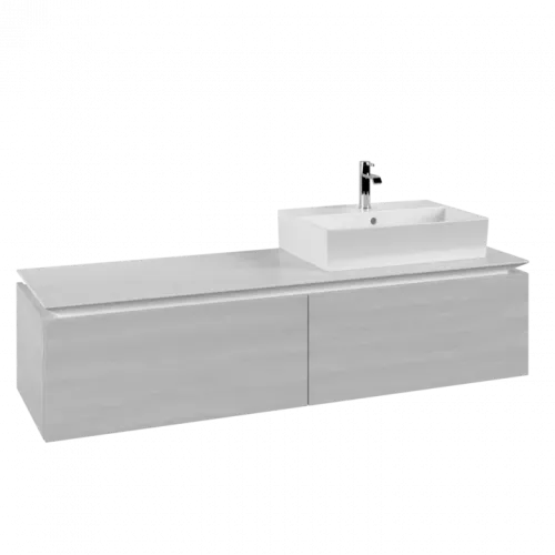 Villeroy & Boch Legato Тумба под раковину, 2 выдвижных ящика, 1600 x 380 x 500 mm, White Wood / White Wood B67400E8