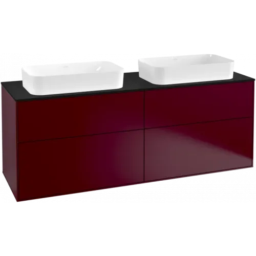 Villeroy & Boch Finion Тумба под раковину, 4 выдвижных ящика, 1600 x 603 x 501 mm, Peony Matt Lacquer F31200HB
