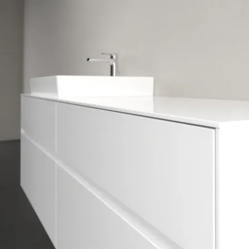Villeroy & Boch Collaro Тумба под раковину, 4 выдвижных ящика, 1600 x 548 x 500 mm, Glossy White / Glossy White C02200DH