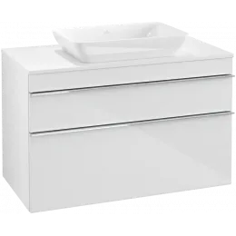 Villeroy & Boch Venticello Тумба под раковину, 2 выдвижных ящика, 957 x 606 x 502 mm, Glossy White / Glossy White A94101DH
