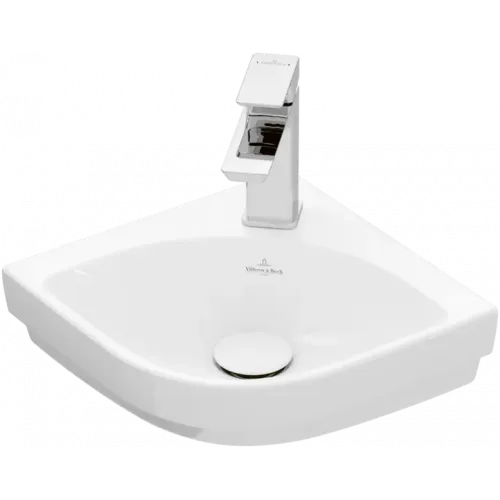 Villeroy & Boch Subway 3.0 Угловая раковина, 320 x 320 x 145 mm, Альпийский белый, без перелива, нешлифованный 43714601
