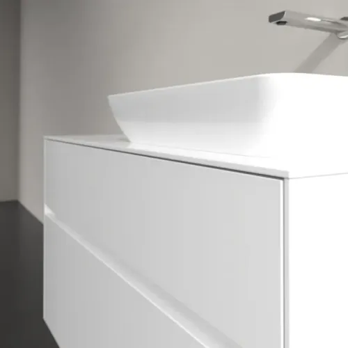 Villeroy & Boch Collaro Тумба под раковину, 2 выдвижных ящика, 1000 x 548 x 500 mm, Glossy White / Glossy White C11100DH