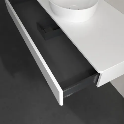 Villeroy & Boch Antao Тумба под раковину, 1 выдвижной ящик, 1200 x 190 x 500 mm, лицевая поверхность без текстурированной отделки, Glossy White Lacquer / Glossy White Lacquer K10010GF