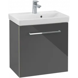 Villeroy & Boch Avento Тумба под раковину, 1 дверь, 530 x 514 x 384 mm, Стекло серое A88801B1