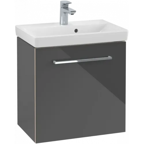 Villeroy & Boch Avento Тумба под раковину, 1 дверь, 530 x 514 x 384 mm, Стекло серое A88801B1