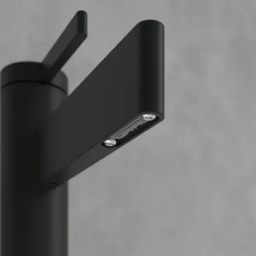 Villeroy & Boch Dawn Смеситель для раковины однорычажный без Выдвижной механизм слива, Черный матовый TVW106103151K5