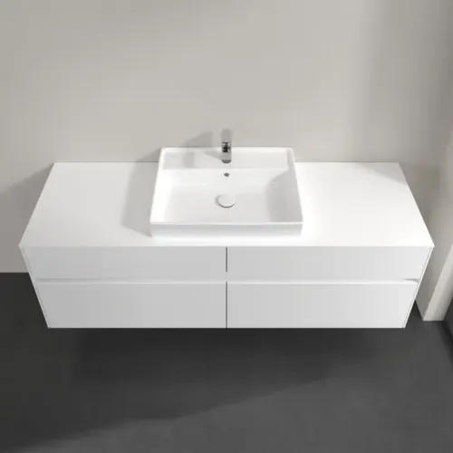Villeroy & Boch Collaro Тумба под раковину, 4 выдвижных ящика, 1600 x 548 x 500 mm, White Matt / White Matt C02500MS