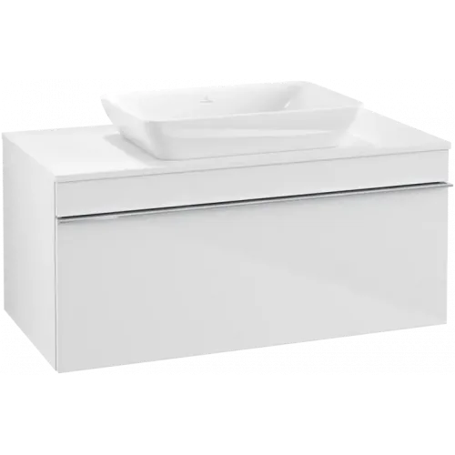 Villeroy & Boch Venticello Тумба под раковину, 1 выдвижной ящик, 957 x 436 x 502 mm, Glossy White / Glossy White A94601DH