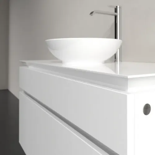 Villeroy & Boch Legato Тумба под раковину, 2 выдвижных ящика, 1000 x 550 x 500 mm, Glossy White / Glossy White B57200DH