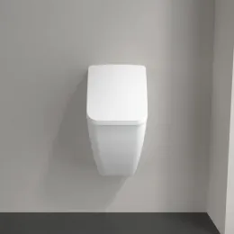 Villeroy & Boch Venticello Писсуар, с отверстиями для крепежа крышки, Скрытый подвод воды, 285 x 320 mm, Stone White CeramicPlus 5504R1RW