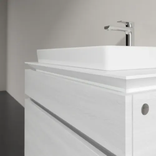 Villeroy & Boch Legato Тумба под раковину, 2 выдвижных ящика, 800 x 550 x 500 mm, White Wood / White Wood B67900E8