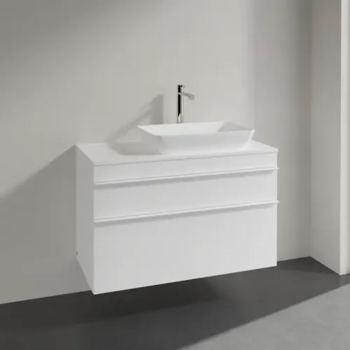 Villeroy & Boch Venticello Тумба под раковину, 2 выдвижных ящика, 957 x 606 x 502 mm, Glossy White / Glossy White A94302DH