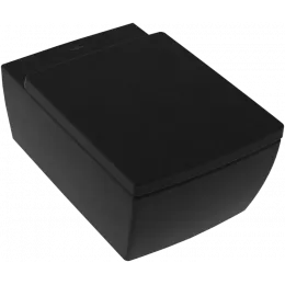 Villeroy & Boch Memento 2.0 Унитаз с открытым смывным краем, настенный, Ebony CeramicPlus 4633R0S5