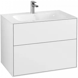 Villeroy & Boch Finion Тумба под раковину, 2 выдвижных ящика, 796 x 591 x 498 mm, Glossy White Lacquer F01000GF