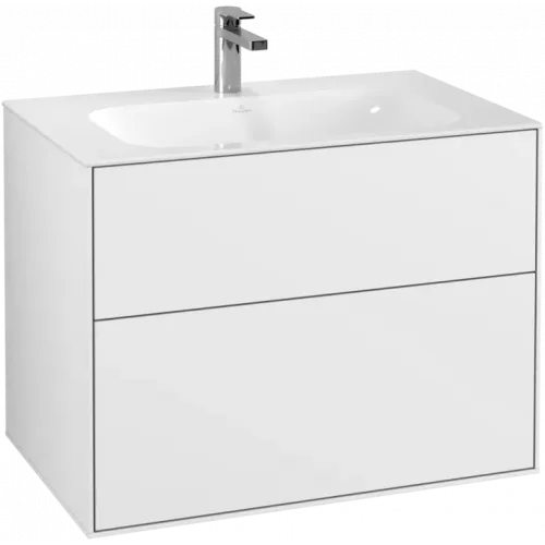 Villeroy & Boch Finion Тумба под раковину, 2 выдвижных ящика, 796 x 591 x 498 mm, Glossy White Lacquer F01000GF