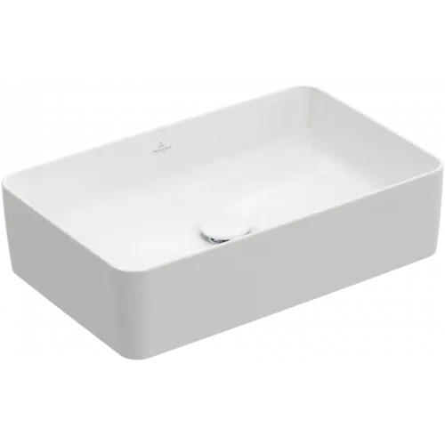 Villeroy & Boch Collaro Раковина для установки на столешницу, 560 x 360 x 145 mm, Альпийский белый, без перелива 4A205601