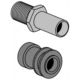 Villeroy & Boch Аксессуары Соединитель подвода воды, 76 x 80 x 27,5 mm 99330000