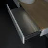 Villeroy & Boch Antao Тумба под раковину, с подсветкой, 2 выдвижных ящика, 1600 x 190 x 500 mm, лицевая поверхность без текстурированной отделки, Glossy White Lacquer / Honey Oak L14051GF