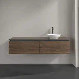 Villeroy & Boch Legato Тумба под раковину, 2 выдвижных ящика, 1600 x 380 x 500 mm, Arizona Oak / Arizona Oak B59700VH