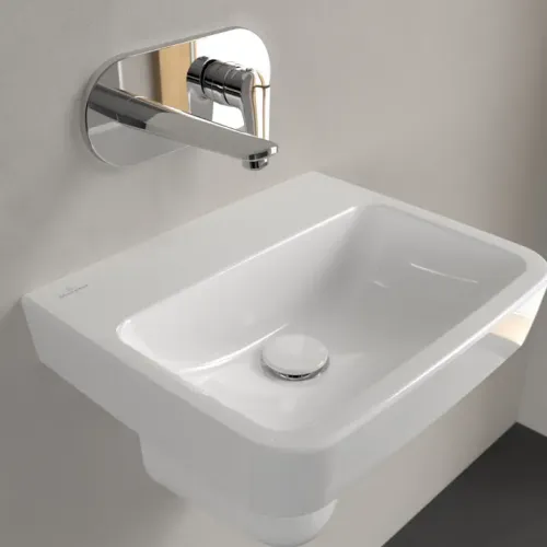 Villeroy & Boch O.novo Раковина компактная, 450 x 370 x 160 mm, Альпийский белый, без перелива 43444801