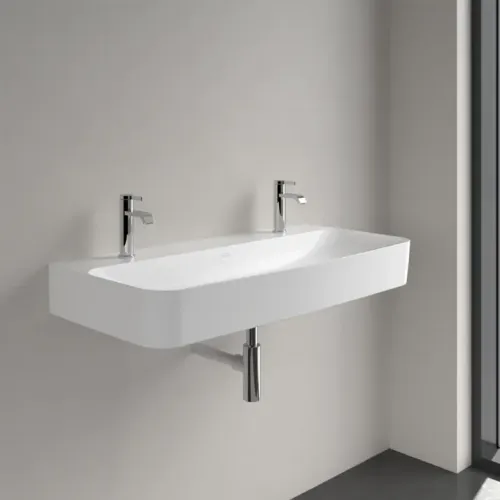 Villeroy & Boch Finion Pаковина, 1000 x 470 x 165 mm, Stone White CeramicPlus, без перелива 4168A1RW