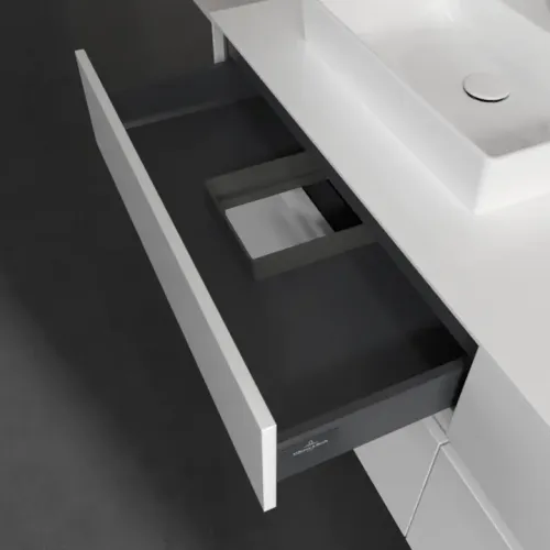 Villeroy & Boch Collaro Тумба под раковину, 4 выдвижных ящика, 1600 x 548 x 500 mm, Glossy White / Glossy White C07800DH