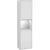 Villeroy & Boch Finion Шкаф-пенал, с подсветкой, 2 двери, 418 x 1516 x 270 mm, White Matt Lacquer / White Matt Lacquer F470MTMT