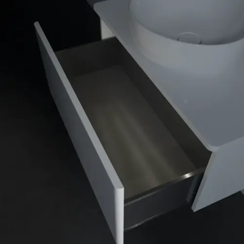 Villeroy & Boch Antao Тумба под раковину, с подсветкой, 1 выдвижной ящик, 800 x 360 x 500 mm, лицевая поверхность без текстурированной отделки, Glossy White Lacquer / Glossy White Lacquer L30010GF