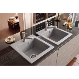 Villeroy & Boch Subway 45 XS Мойка, включая Комплект слива с ручным управлением, выкл Керамика, 475 x 510 mm, Snow White CeramicPlus 678101KG