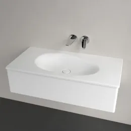 Villeroy & Boch Antao Pаковина для установки на тумбу, 1000 x 500 x 150 mm, Альпийский белый CeramicPlus, без перелива 4A76A3R1