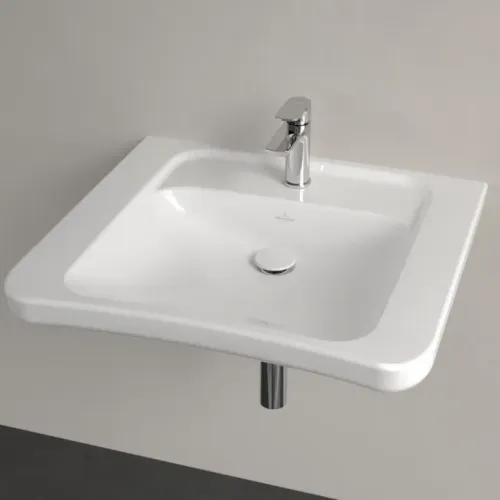 Villeroy & Boch ViCare Pаковина ViCare, 650 x 550 x 190 mm, Альпийский белый, без перелива 51786801
