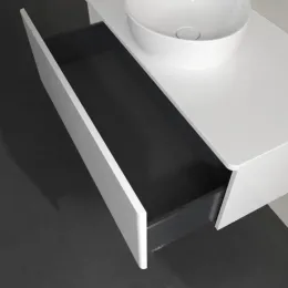 Villeroy & Boch Antao Тумба под раковину, 1 выдвижной ящик, 1000 x 360 x 500 mm, лицевая поверхность без текстурированной отделки, Glossy White Lacquer / Glossy White Lacquer K31010GF