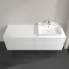 Villeroy & Boch Collaro Тумба под раковину, с подсветкой, 4 выдвижных ящика, 1600 x 548 x 500 mm, Glossy White / Glossy White C023B0DH