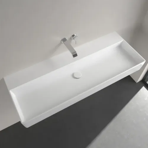 Villeroy & Boch Memento 2.0 Pаковина, 1200 x 470 x 150 mm, Альпийский белый CeramicPlus, без перелива, шлифованный 4A22CFR1