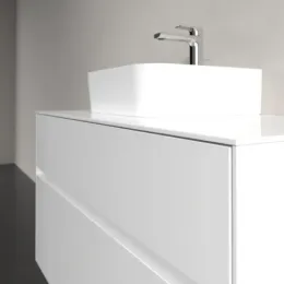 Villeroy & Boch Collaro Тумба под раковину, 2 выдвижных ящика, 1000 x 548 x 500 mm, Glossy White / Glossy White C09500DH