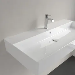 Villeroy & Boch Memento 2.0 Pаковина, 1000 x 470 x 135 mm, Альпийский белый, с переливом, шлифованный 4A221G01