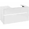 Villeroy & Boch Collaro Тумба под раковину, с подсветкой, 2 выдвижных ящика, 1000 x 548 x 500 mm, Glossy White / Glossy White C018B0DH