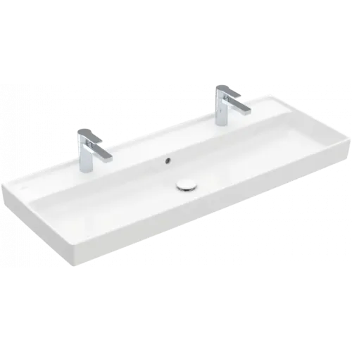 Villeroy & Boch Collaro Pаковина для установки на тумбу, 1200 x 470 x 160 mm, Альпийский белый CeramicPlus, с переливом 4A33C4R1