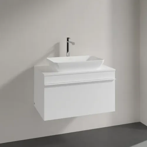 Villeroy & Boch Venticello Тумба под раковину, 1 выдвижной ящик, 757 x 436 x 502 mm, Glossy White / Glossy White A94502DH