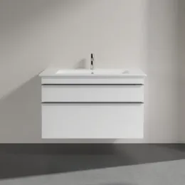 Villeroy & Boch Venticello Тумба под раковину, 2 выдвижных ящика, 953 x 590 x 502 mm, Glossy White / Glossy White A92601DH