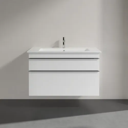 Villeroy & Boch Venticello Тумба под раковину, 2 выдвижных ящика, 953 x 590 x 502 mm, Glossy White / Glossy White A92601DH