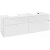 Villeroy & Boch Collaro Тумба под раковину, 4 выдвижных ящика, 1600 x 548 x 500 mm, Glossy White / Glossy White C10700DH
