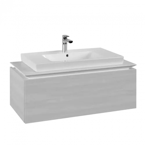 Villeroy & Boch Legato Тумба под раковину, 1 выдвижной ящик, 1000 x 380 x 500 mm, White Wood / White Wood B69400E8