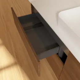 Villeroy & Boch Finion Тумба под раковину, 4 выдвижных ящика, 1600 x 603 x 501 mm, Walnut Veneer F73100GN