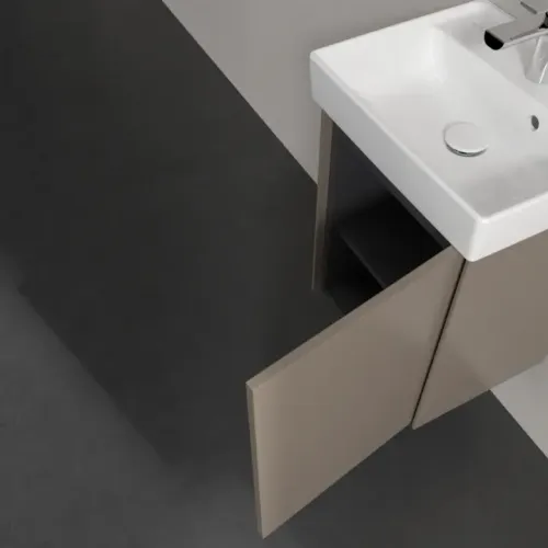 Villeroy & Boch Collaro Тумба под раковину, 1 дверь, 410 x 546 x 344 mm, Truffle Grey C00501VG