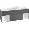Villeroy & Boch Finion Тумба под раковину, с подсветкой, 4 выдвижных ящика, 1600 x 603 x 501 mm, Silk Grey Matt Lacquer / Silk Grey Matt Lacquer G981HJHJ