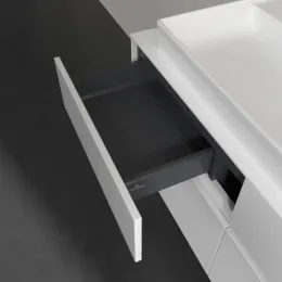 Villeroy & Boch Collaro Тумба под раковину, 4 выдвижных ящика, 1200 x 548 x 500 mm, Glossy White / Glossy White C09100DH
