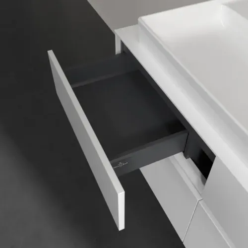 Villeroy & Boch Collaro Тумба под раковину, 4 выдвижных ящика, 1200 x 548 x 500 mm, Glossy White / Glossy White C09100DH