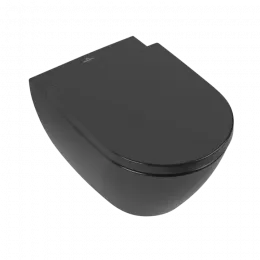 Villeroy & Boch Subway 2.0 Унитаз с открытым смывным краем, настенный, Ebony CeramicPlus 5614R0S5