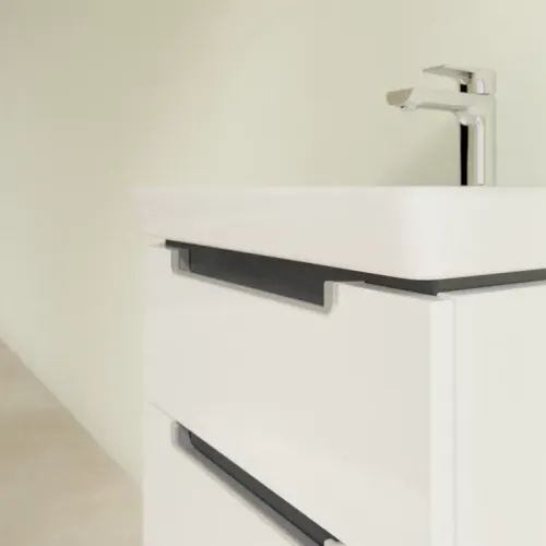 Villeroy & Boch Subway 2.0 Тумба под раковину, 2 выдвижных ящика, 485 x 590 x 379 mm, Glossy White A90700DH